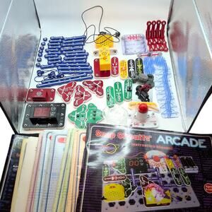 Snap Circuits Lot 60+ Replacement Parts & Multiple Manuals Electrical Education